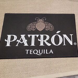 Patron-Black and White Door Mat